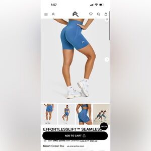 EFFORTLESSLIFT SEAMLESS SHORTS